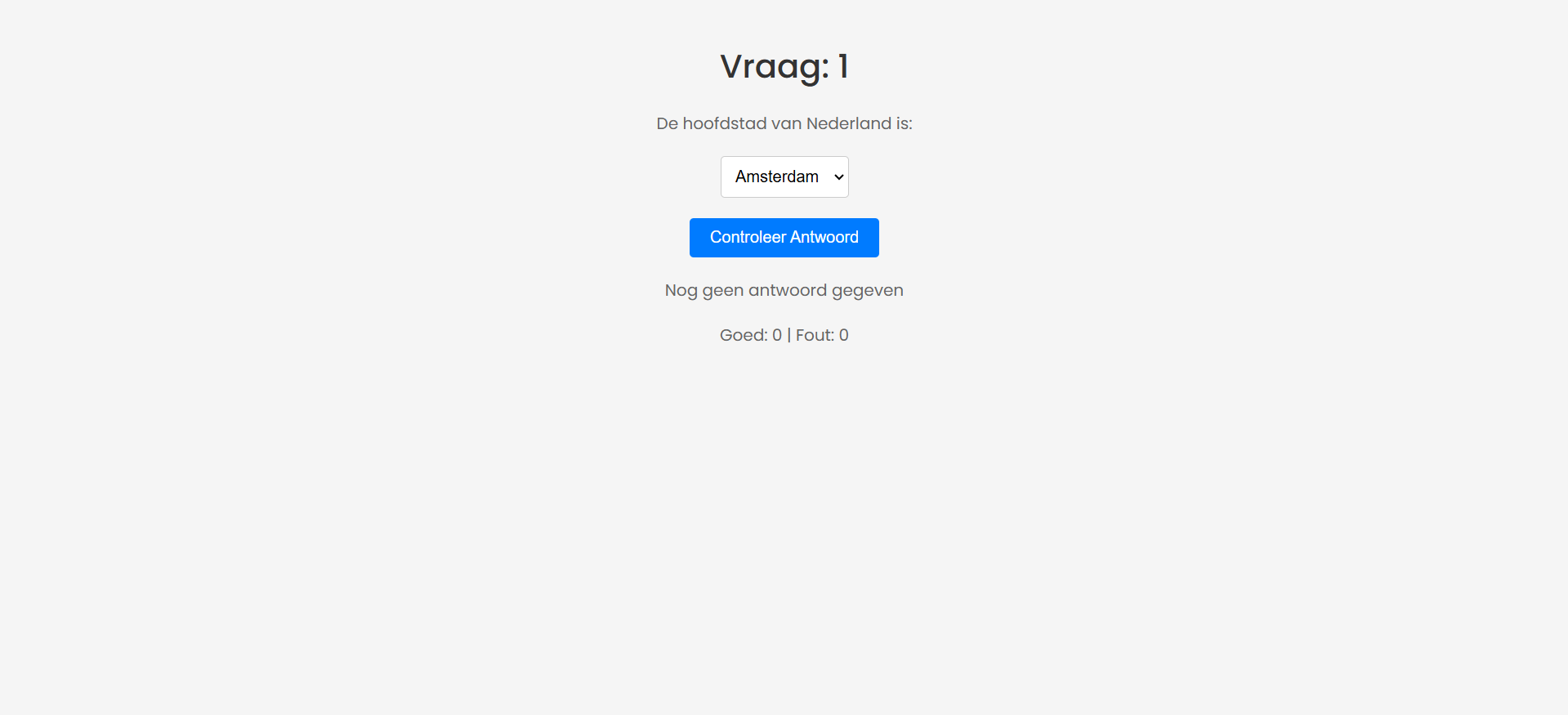 Simple JS Quizz